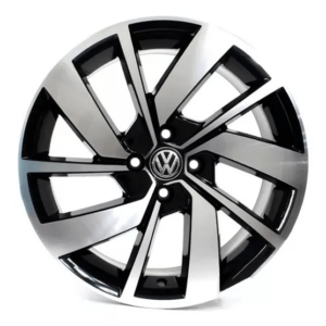 JOGO RODA KR S 19 VW JETTA GLI ARO 15 - PRETA DIAMANTADA