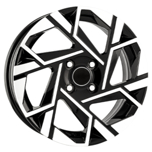 JOGO DE RODA HB20 2022 2023 ARO 15 4X100 KR S42 PRETO DIAMANTADO