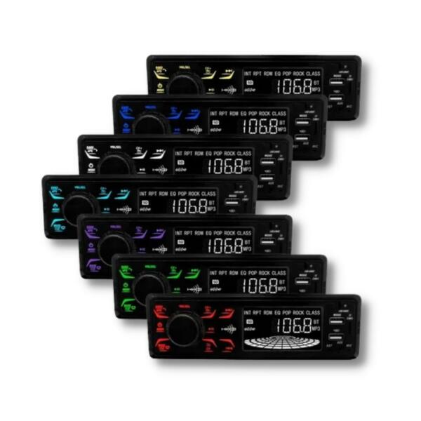 RADIO AUTOMOTIVO COM ENTRADA MP3 PAINEL TOUCH LED/USB/SD KX3 - Imagem 3