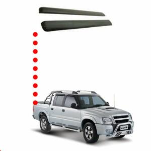 BORDA LATERAL S10 DUPLA 96/2012 RECICLAVEL /PRETO