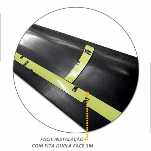 BORDA LATERAL S10 DUPLA 96/2012 RECICLAVEL /PRETO - Imagem 2