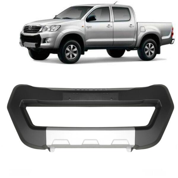 OVERBUMPER HILUX 12/15 PRETO PRATA