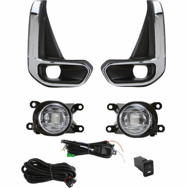 KIT HILUX 2021 FAROL EM LED MOLDURA CROMADA BOTÃO MODELO ORIGINAL - Imagem 5