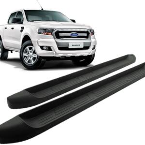 ESTRIBO PLASTICO INJETADO RANGER CD 2013 TRACK PRETO