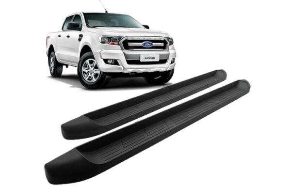 ESTRIBO PLASTICO INJETADO RANGER CD 2013 TRACK PRETO