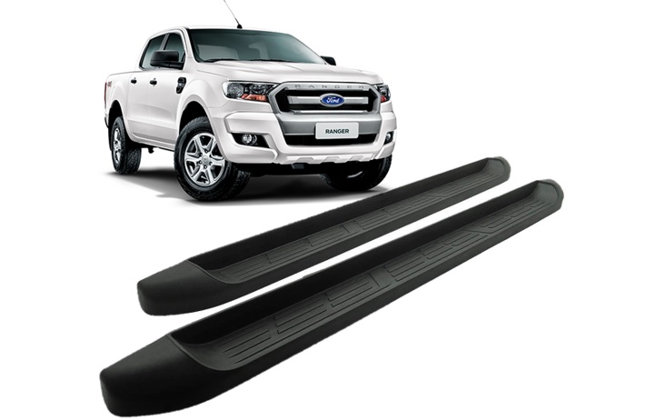 ESTRIBO PLASTICO INJETADO RANGER CD 2013 TRACK PRETO